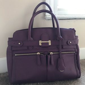 Just Fab Purple Satchel